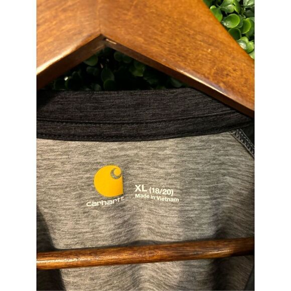 Carhartt Boys Long Sleeve Logo Top Size XL - Picture 2 of 3